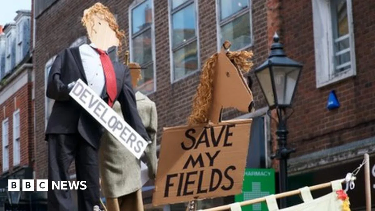 Hundreds March in Dorchester Against Housing Plans in Hardy Countryside