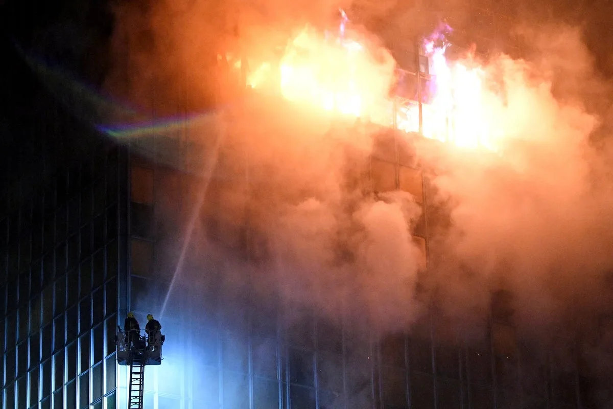 Landmark Zagreb Skyscraper Destroyed by Massive Fire