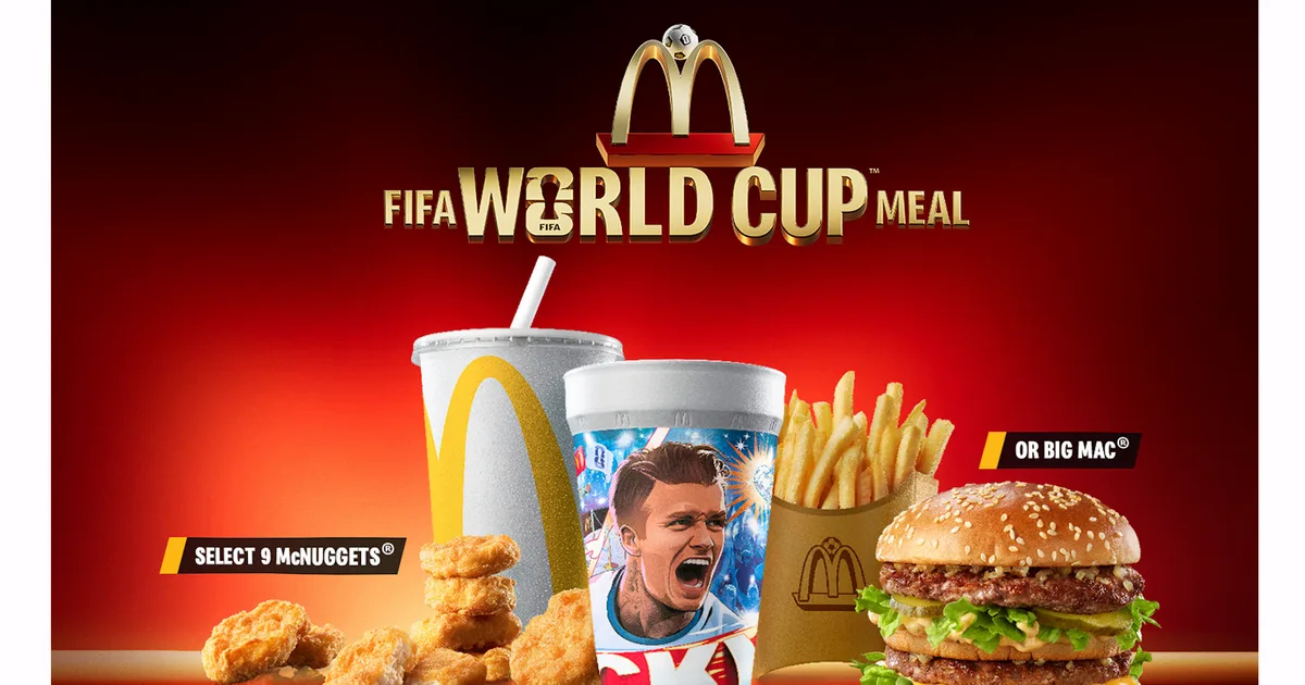 McDonald's Launches FIFA World Cup 26 Meals with Collectible Cups