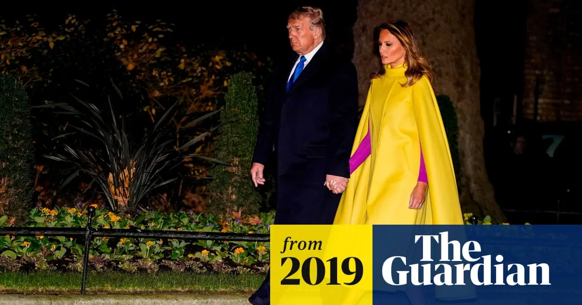 Melania Trump’s Yellow Cape Coat Sparks Fashion Debate