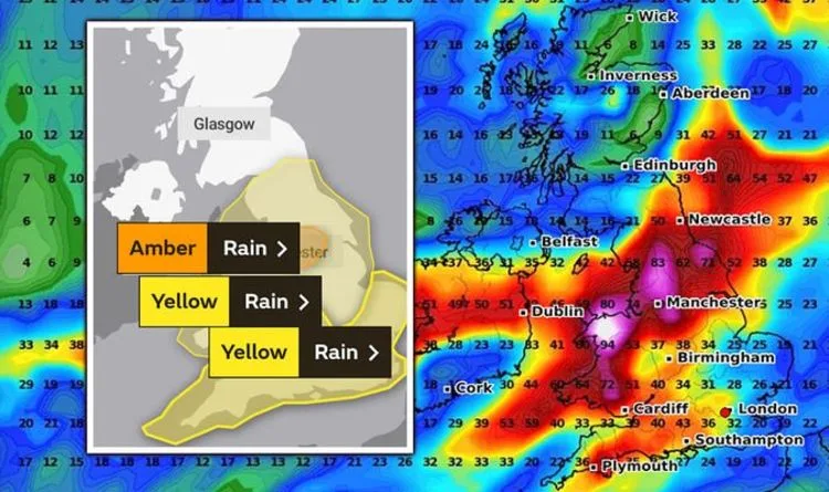 Met Office Issues Rare 'Danger to Life' Amber Warning as Torrential Rain Set to Lash UK