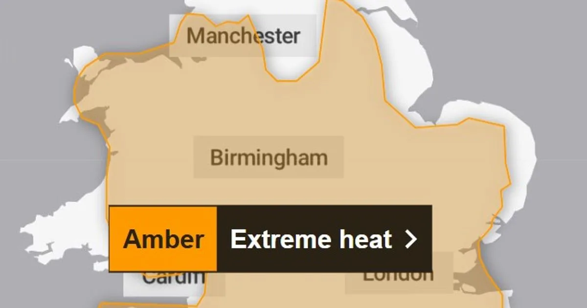 Met Office Issues Amber Warning as UK Braces for Extreme Heatwave
