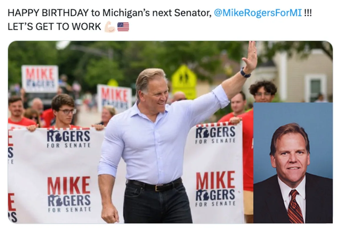 Michigan Senate Candidate Mocked Over AI-Altered Buff Photo