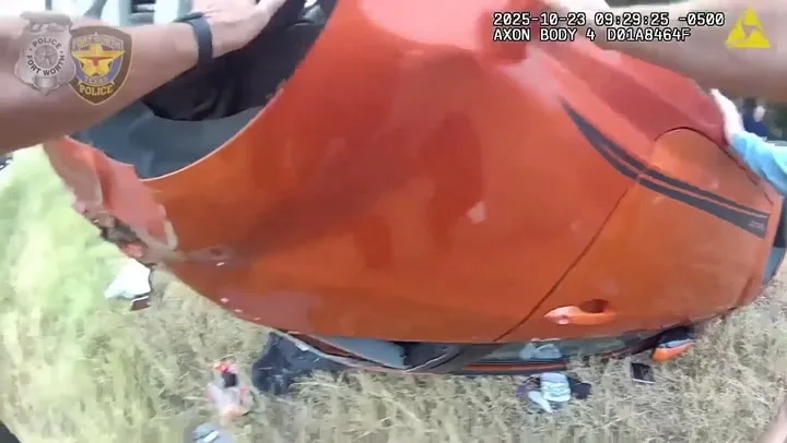 Baby Rescued from Beneath Overturned Car in Texas