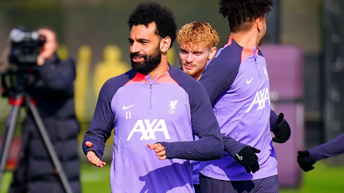 Mohamed Salah Returns to Full Liverpool Training Ahead of Manchester City Clash