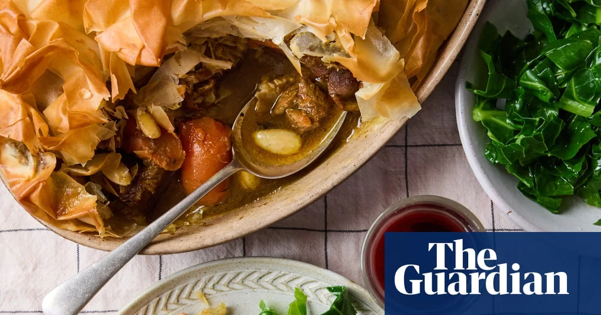 Moroccan Lamb Filo Pie and Cardamom Panna Cotta Recipes