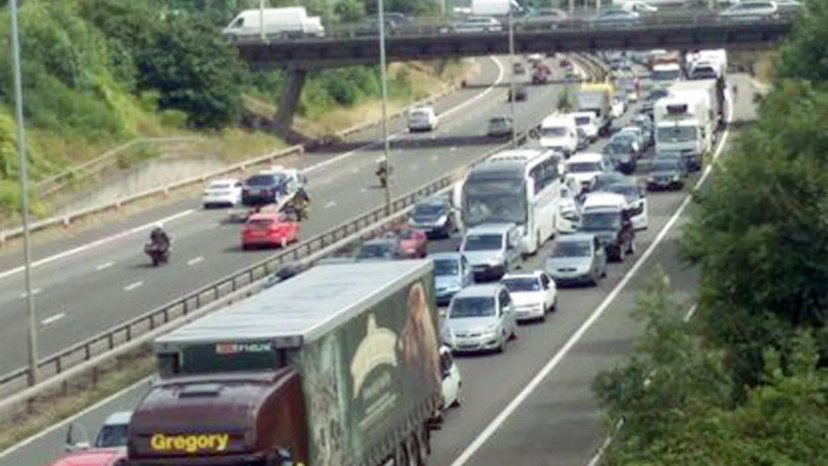 M4 Closed After Motorcyclist Seriously Injured in Crash