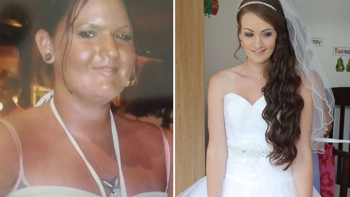 Mum Loses 7 Stone in Year, Fits Wedding Dress Again