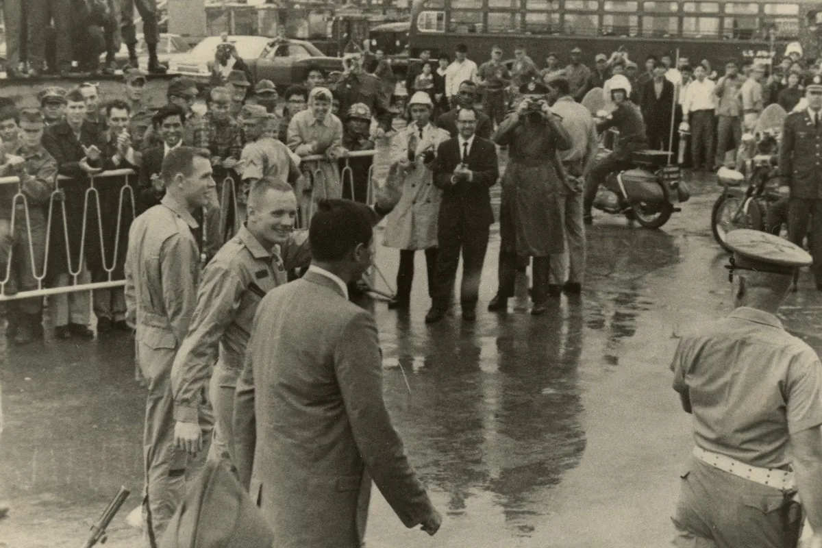 Newly discovered photos show Neil Armstrong after near-fatal NASA mission in 1966