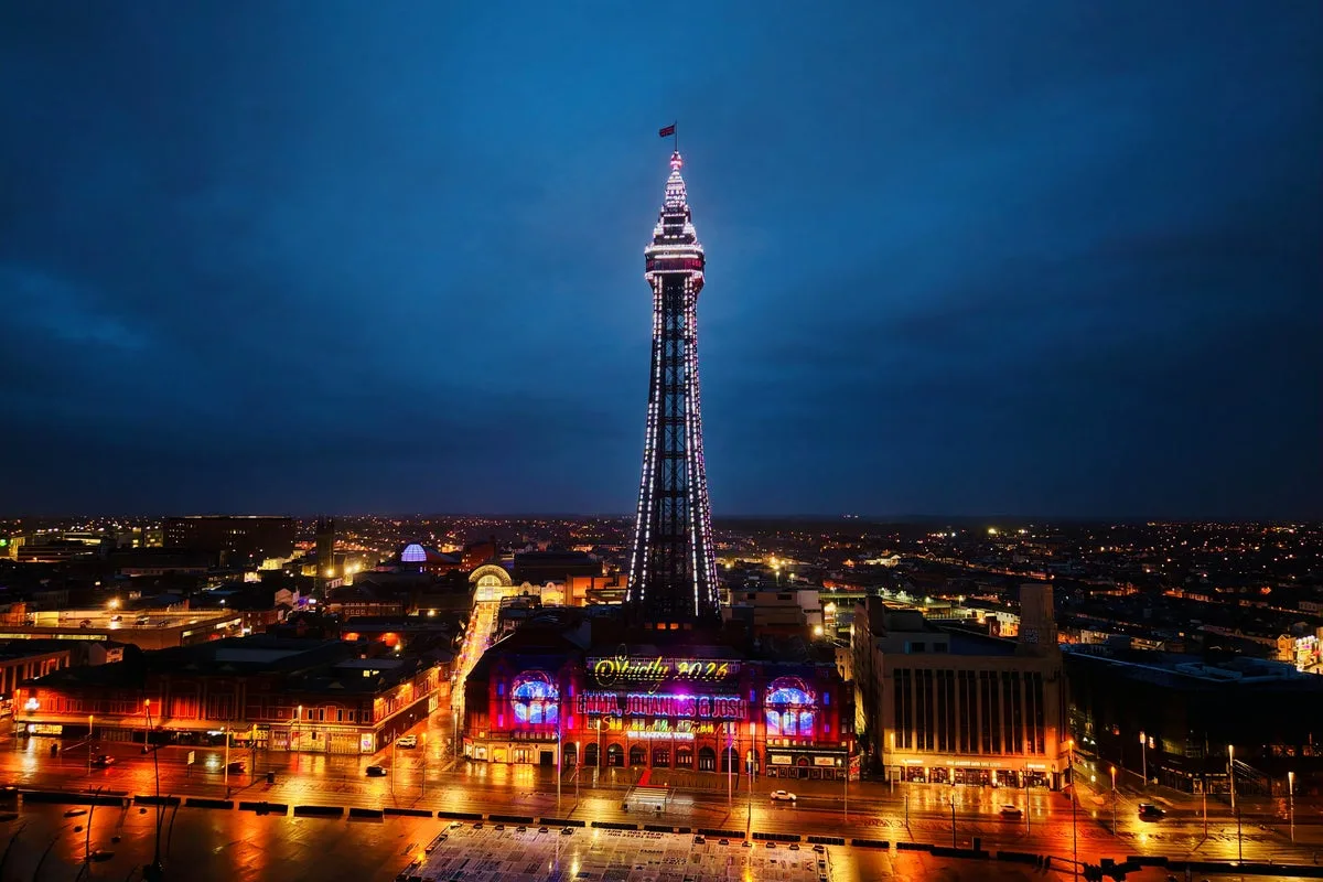 New Strictly Hosts Honoured With Blackpool Tower Light Show