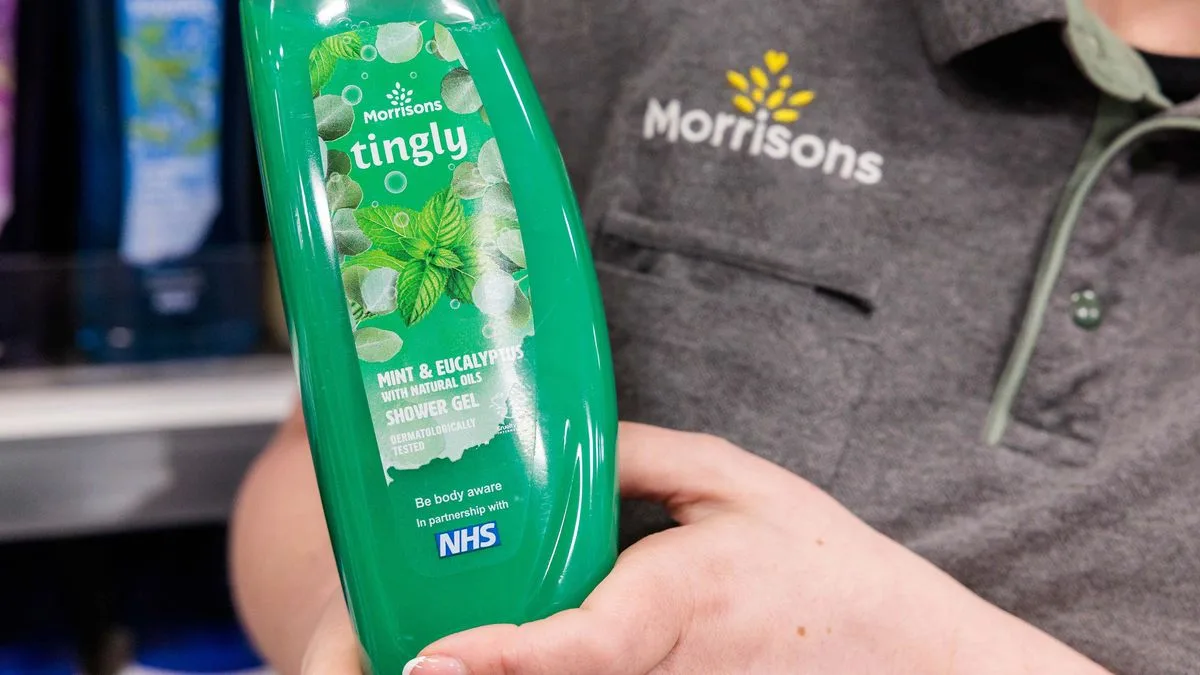 NHS cancer advice printed on shower gel for first time