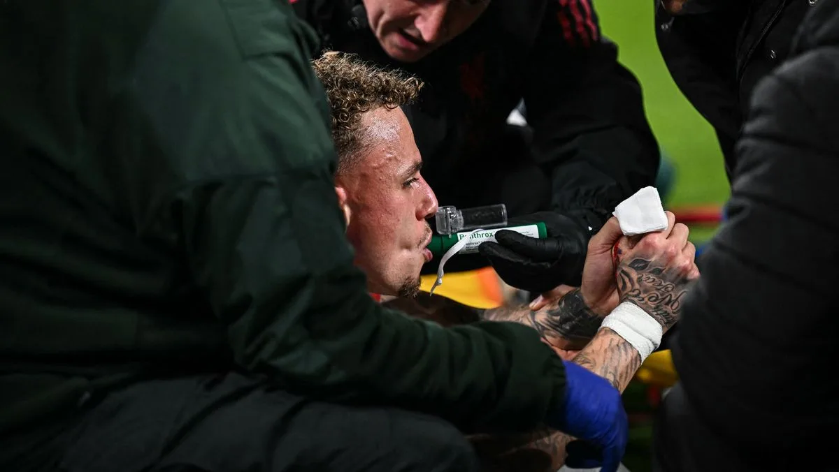 Liverpool Modify Anfield Hoardings After Noa Lang's Thumb Injury