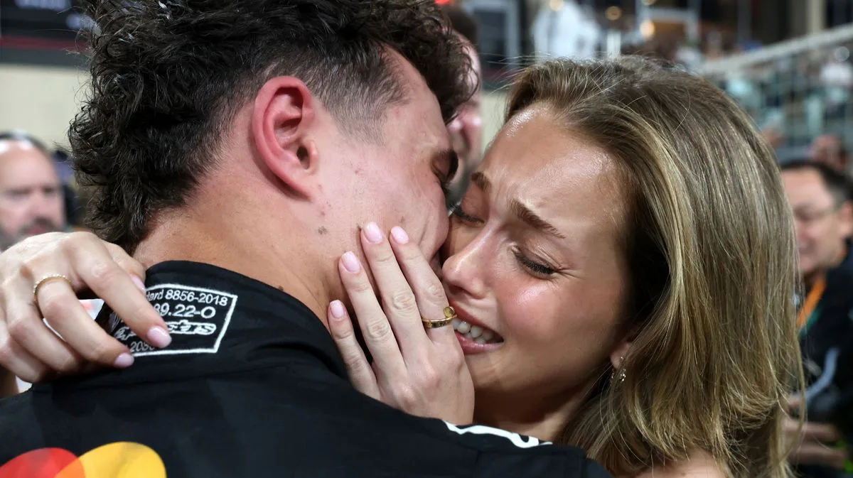 Norris Seals F1 Title with Emotional Win and Kiss for Model Girlfriend