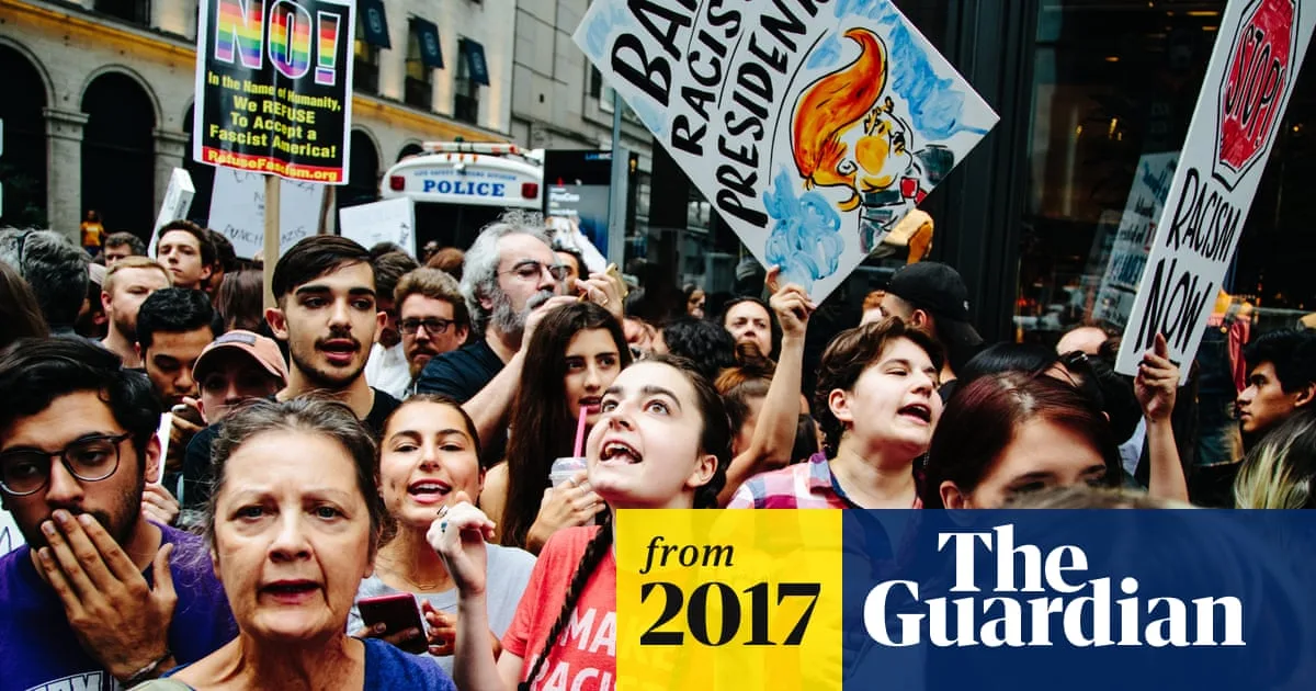 Thousands Protest Trump's Return to New York City