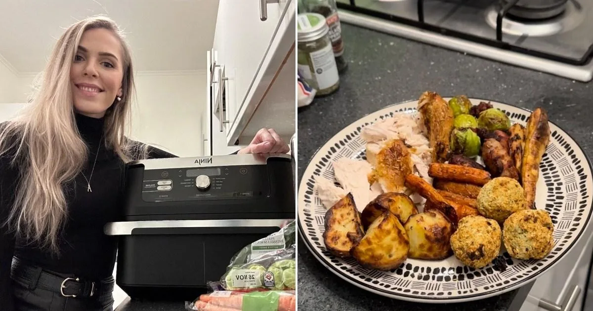 Air Fryer Christmas Dinner: A Juicy Chicken But Soggy Spuds