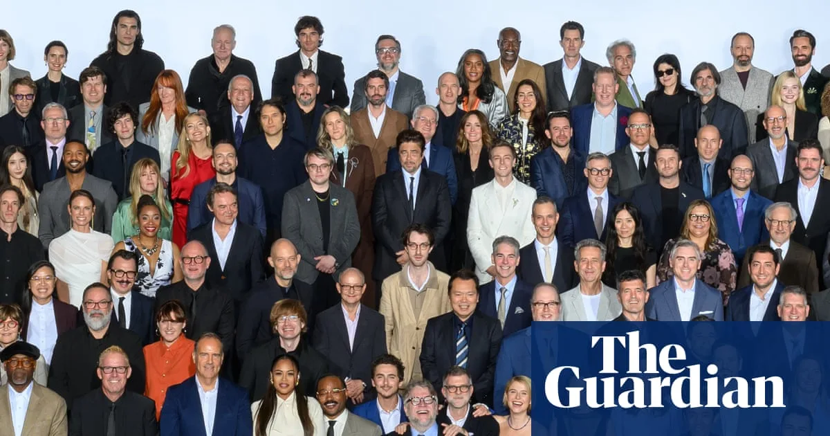 Guillermo del Toro and Paul Thomas Anderson Recreate The Shining Photo at Oscar Lunch