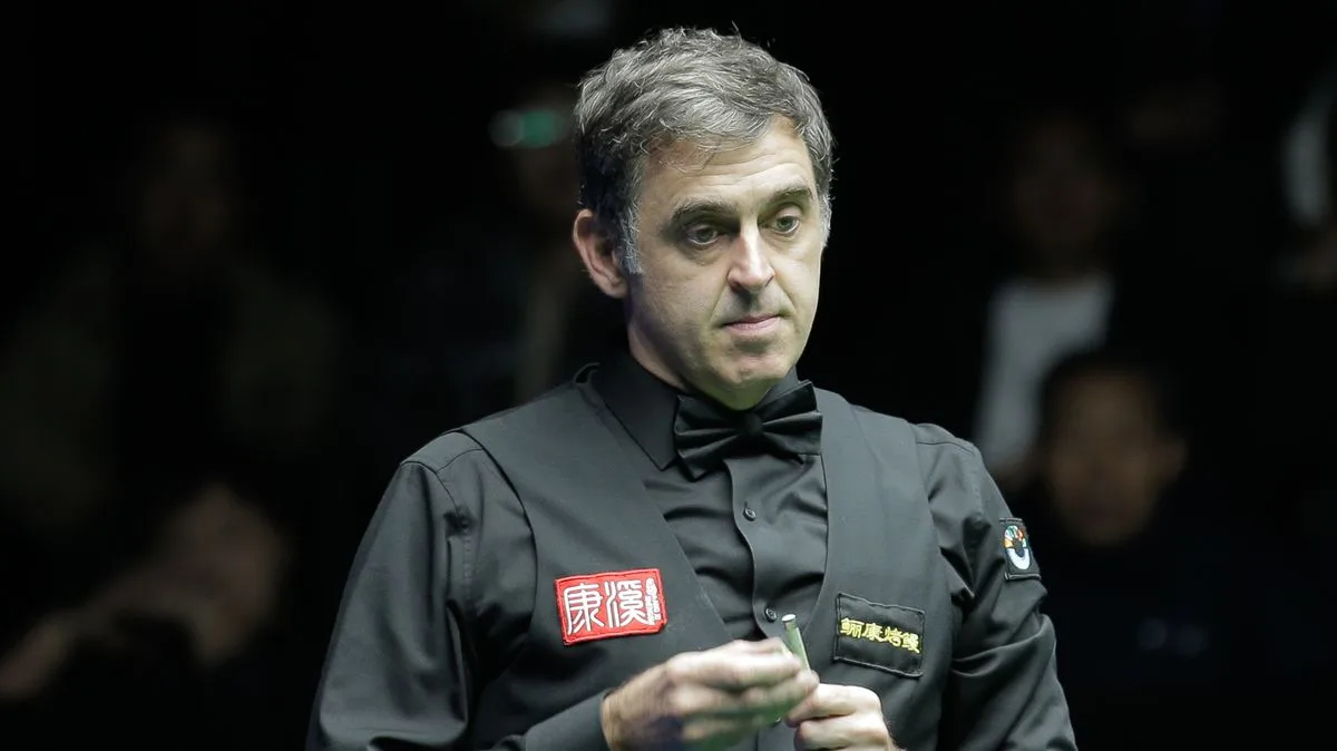 O'Sullivan Nearly Missed World Championship Over Fear of Embarrassment