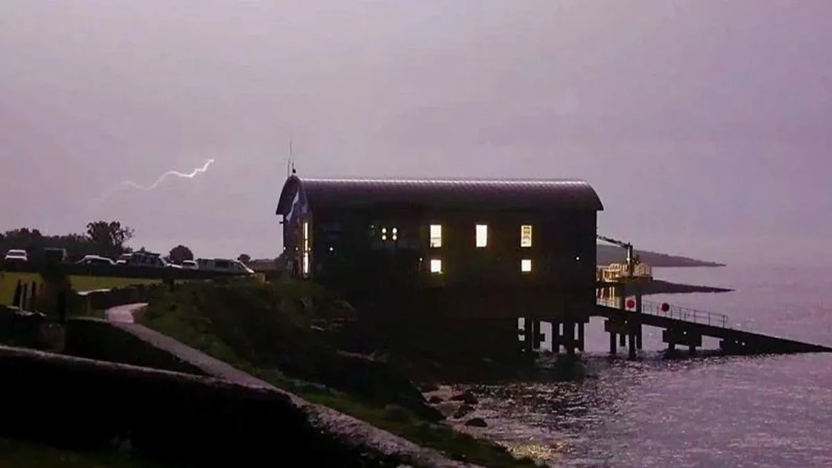 Paddleboarder and Dog Rescued Amid Thunderstorm Off Anglesey