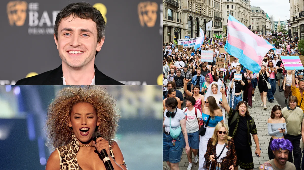 Paul Mescal and Mel B Back London Trans+ Pride 2026