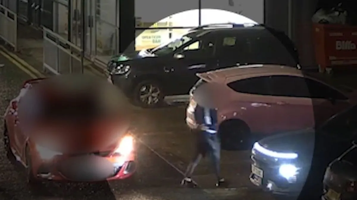 Chilling CCTV Captures Kidnapping and Stabbing of Man in Welsh Retail Park