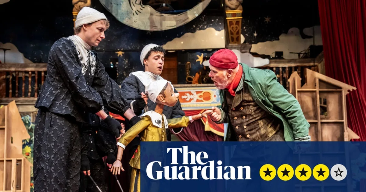 Pinocchio review – full-tilt family musical swaps Collodi’s darkness for heartwarming lessons and humour