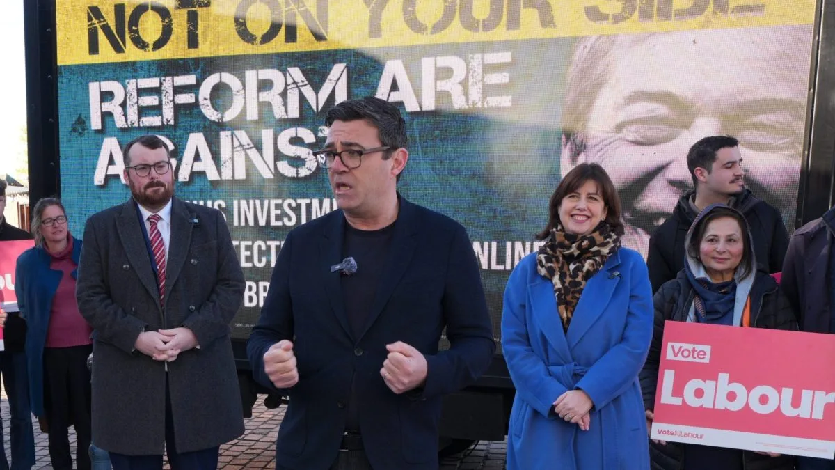 Burnham as Labour leader would not beat Reform UK in election, poll suggests
