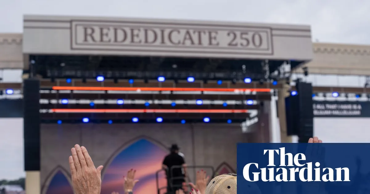 Thousands gather in Washington DC for daylong America-themed prayer rally