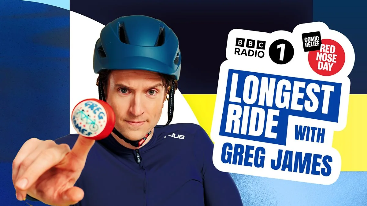 Prince William Joins Greg James on Comic Relief Tandem Ride