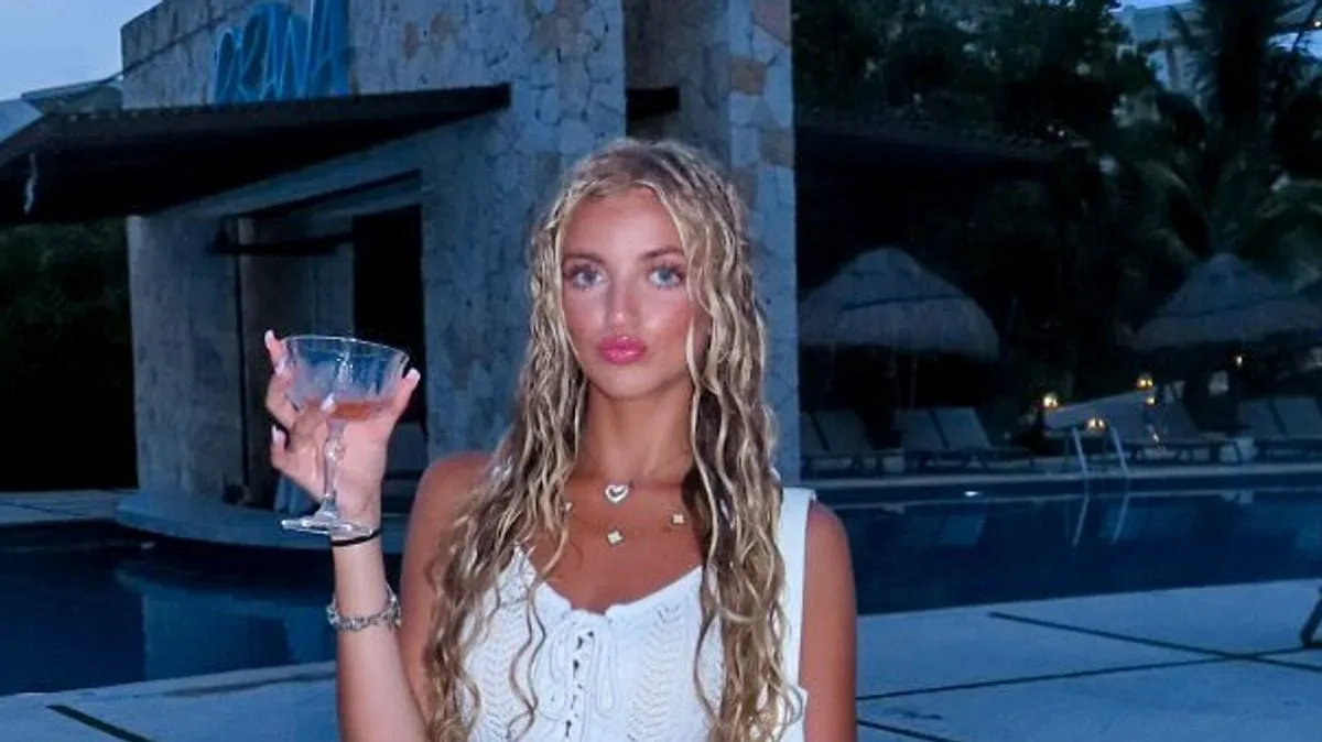 Princess Andre Stuns in Crochet Shorts on Mexico Beach Day