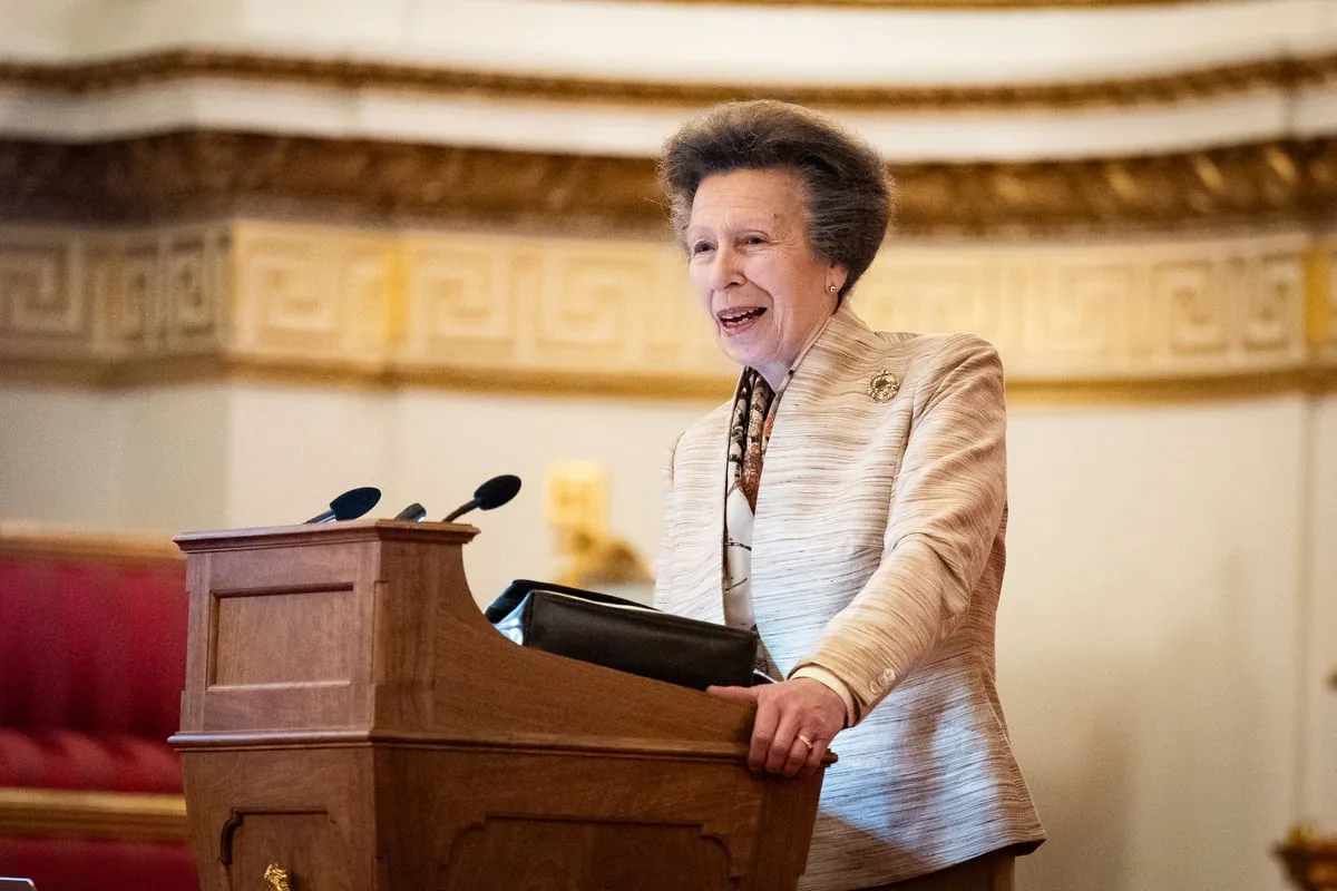 Princess Royal Hosts Charity Forum at Buckingham Palace for 75th Birthday