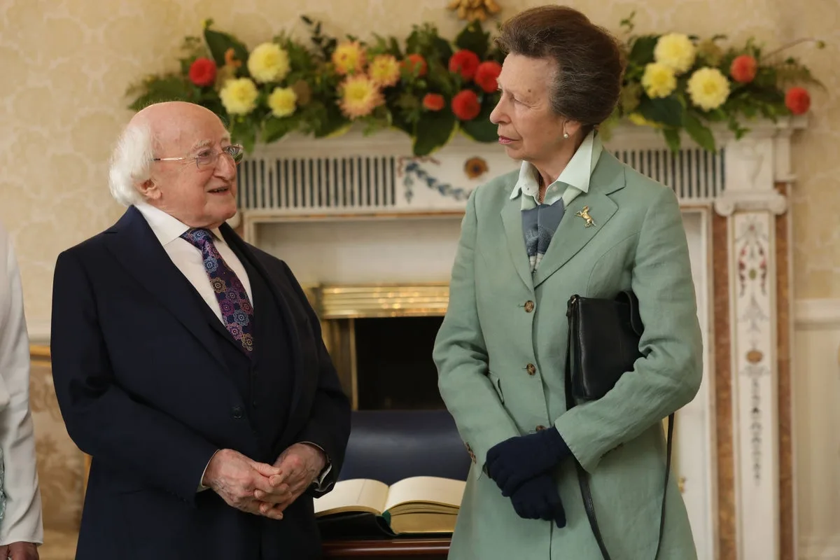 Princess Anne Praised by Irish President for Strengthening UK-Ireland Ties