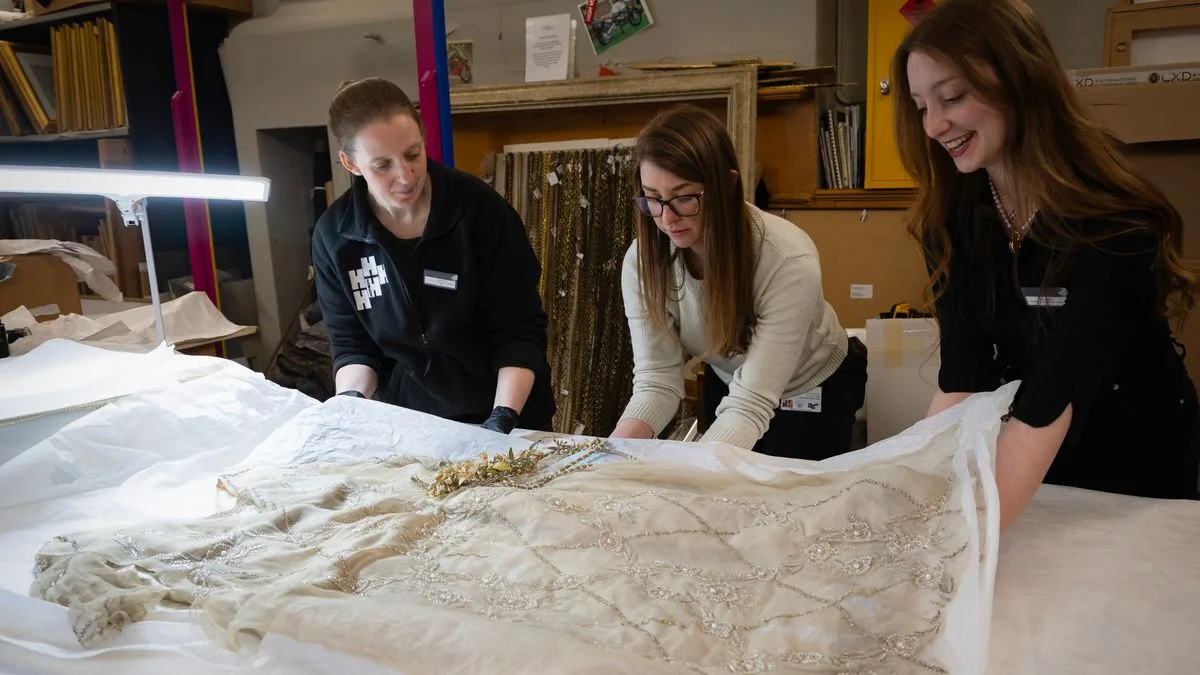Princess Mary's 100-Year-Old Wedding Dress Restored for Exhibition
