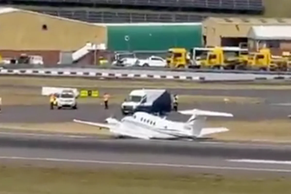 Private Jet Makes Emergency Landing At Birmingham Airport