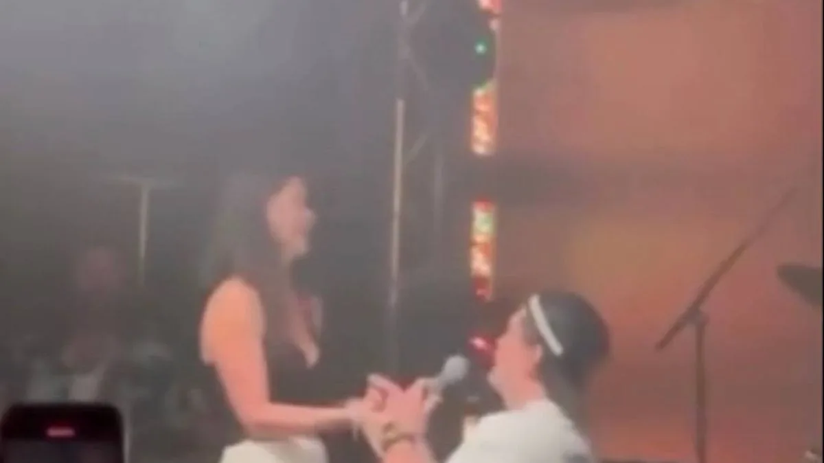 Public Marriage Proposal at Indie Gig Ends in Embarrassment