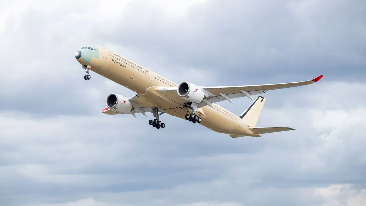 Qantas Tests 22-Hour London to Australia Flight