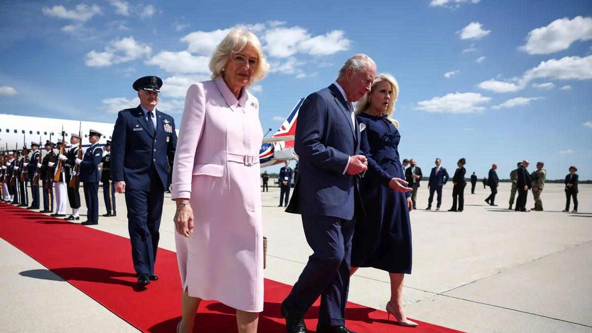 Queen Camilla's Dior Dress and Union Jack Brooch Send Unity Message
