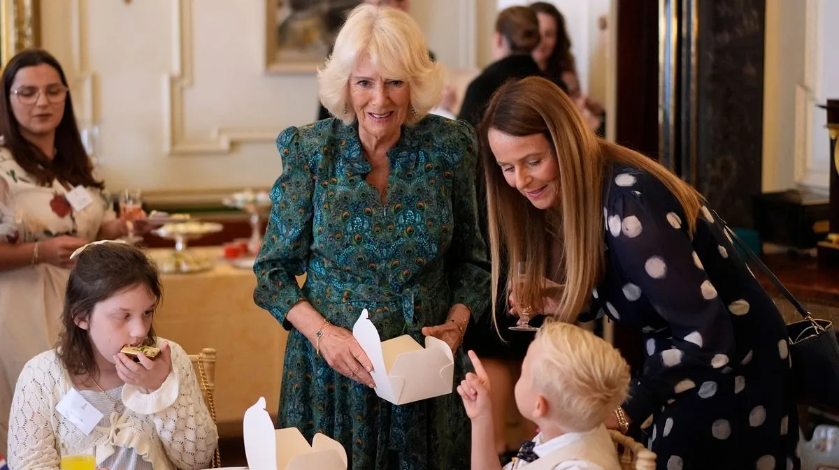 Queen Camilla Hosts Tea Party and Treasure Hunt for Seriously Ill Children