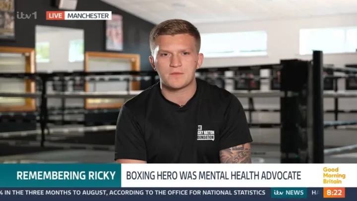 Ricky Hatton's Son Vows to Continue Mental Health Conversation