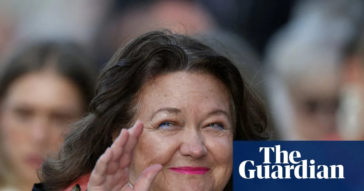 Gina Rinehart Backs Bruce McWilliam's 10% Stake in Southern Cross Media