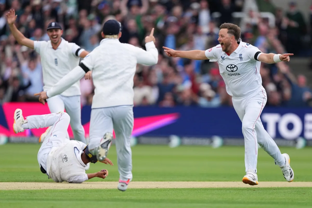 Robinsons Sensational Return Lifts Englands Gloom