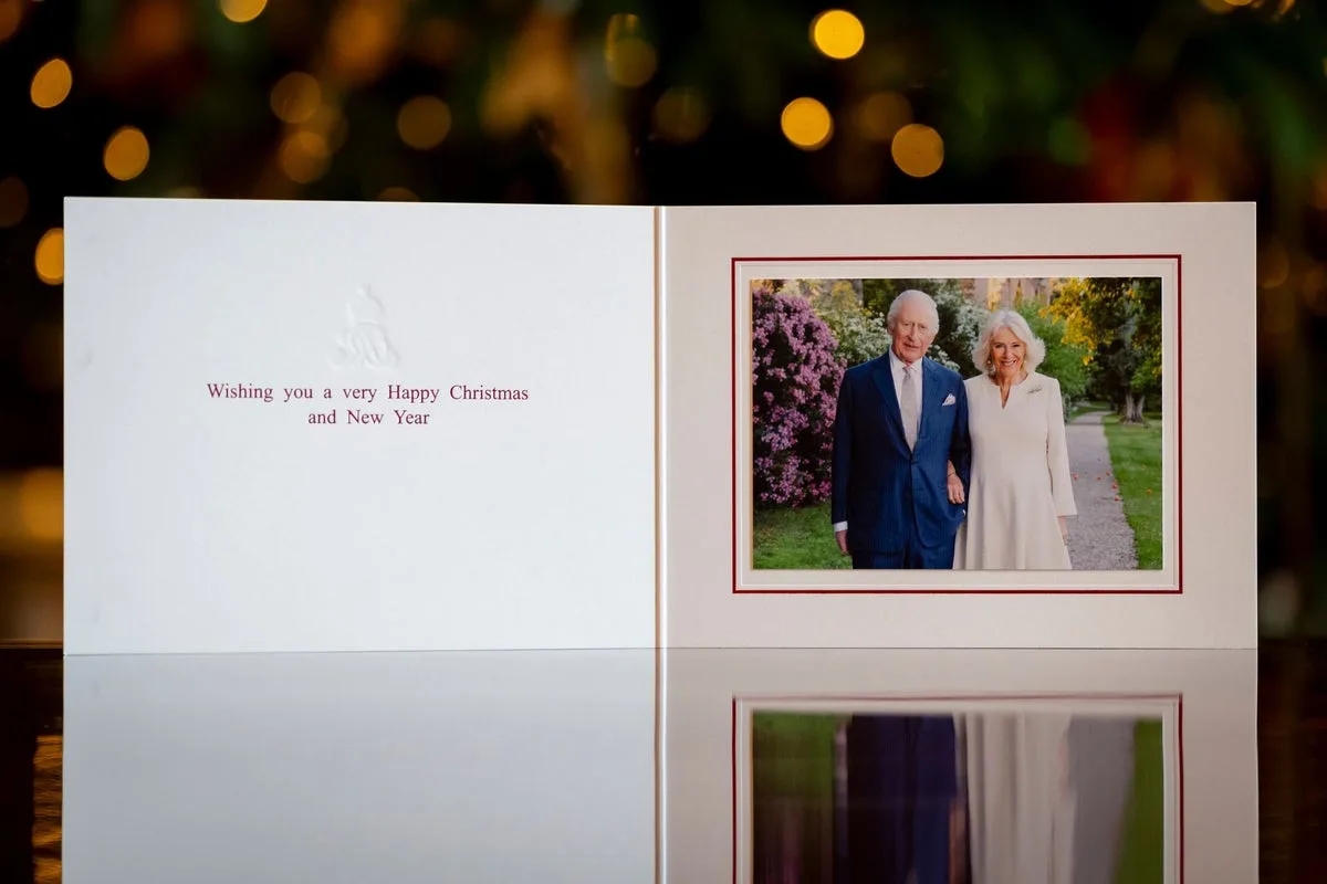 King Charles and Queen Camilla Release 2025 Christmas Card Featuring Anniversary Portrait