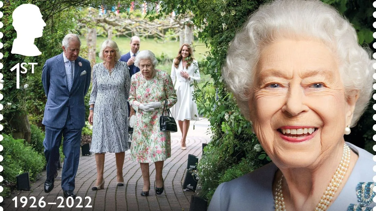 Royal Mail Issues 12 Stamps for Queen Elizabeth II's Centenary