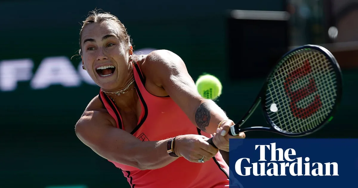 Sabalenka powers past Osaka into Indian Wells quarters