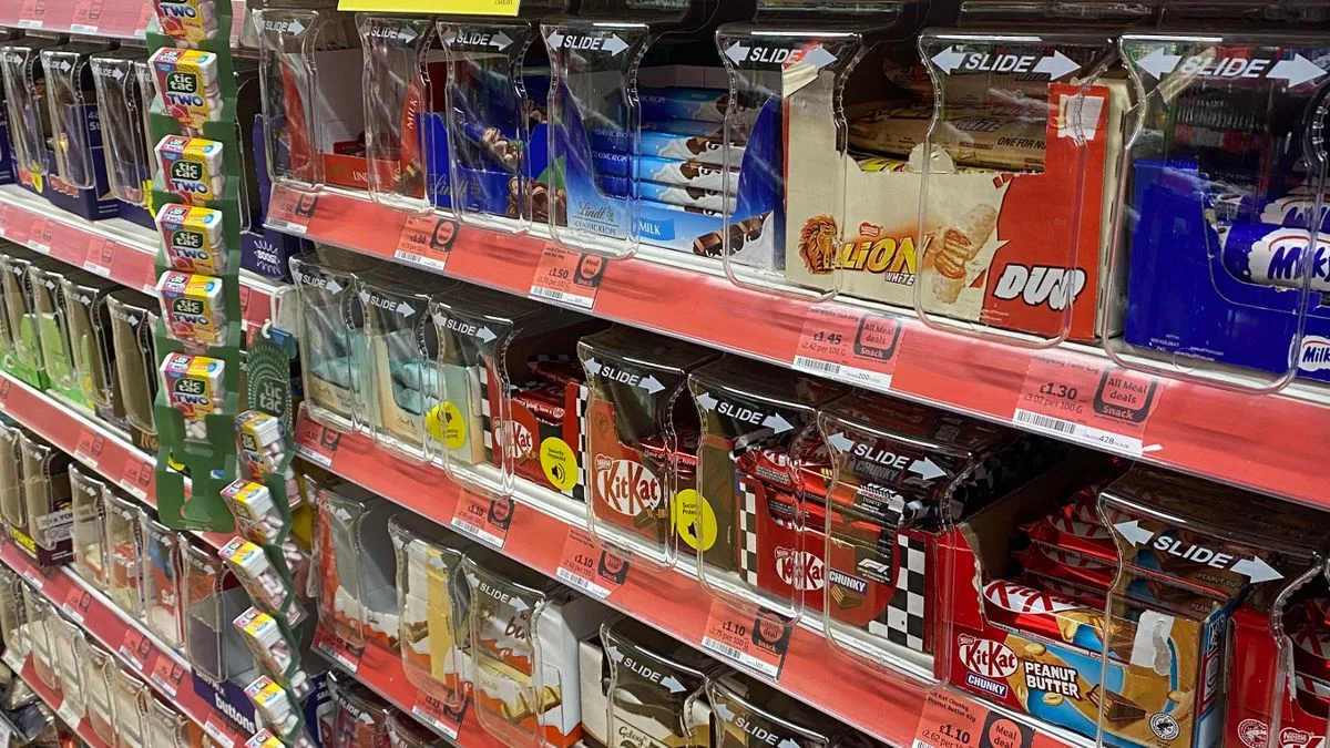 Sainsbury's Introduces Plastic Sliders on Chocolate Amid Theft Surge