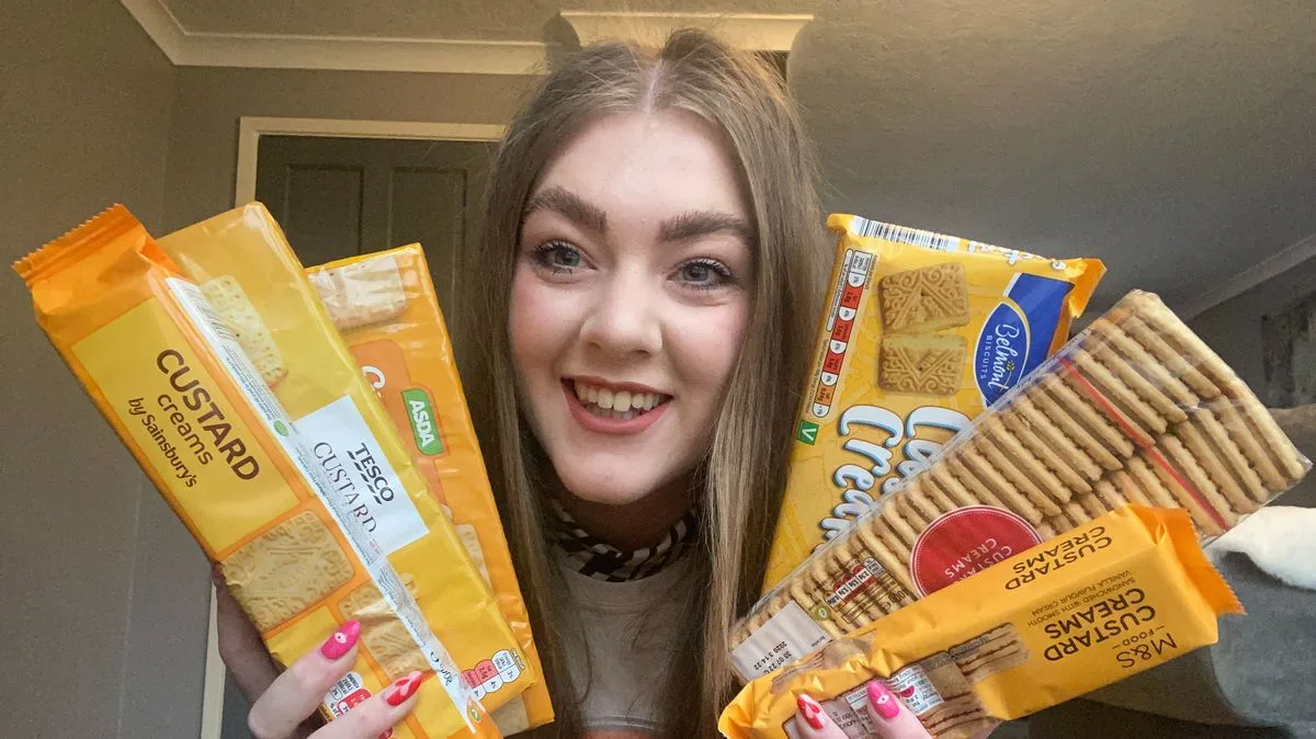 Sainsbury's Wins Custard Cream Taste Test Against 6 Rivals