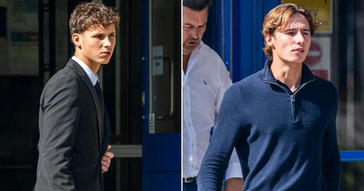 Brothers Accused of Racing Luxury Cars into Mansion Gates, Seriously Injuring Teen