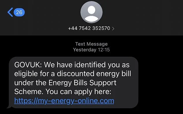 Ofgem Warns of Energy Rebate Text Scam Targeting Vulnerable Customers