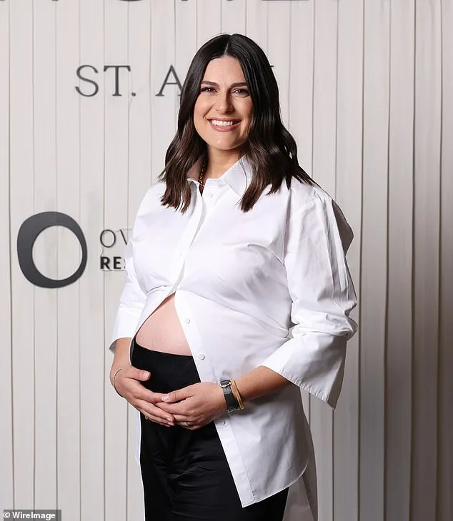 Sarah Abo Shows Off Baby Bump at Sydney Fashion Event
