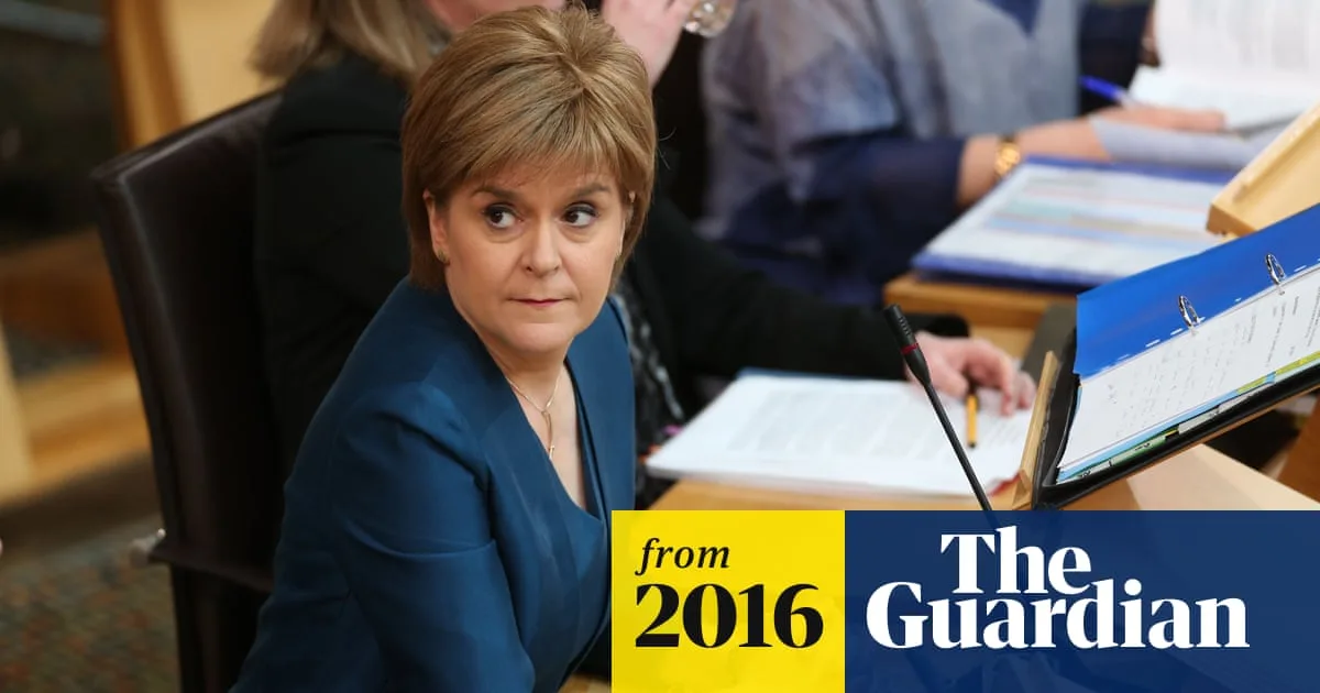 Sturgeon Accuses Treasury of Misleading Media Over Scottish Funding