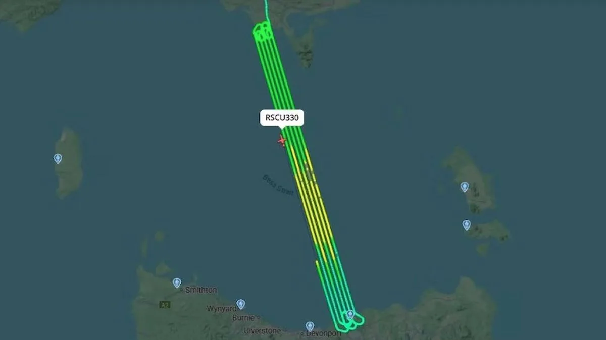 Search Intensifies for Missing Plane Over Bass Strait